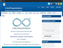 Tablet Screenshot of coreprogrammers.com